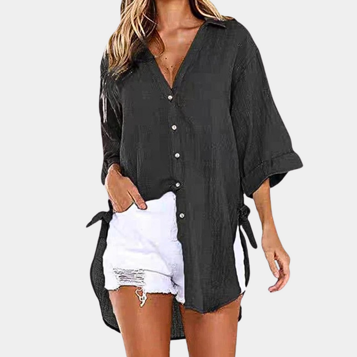 Breathable women’s blouse – casual fit, lightweight fabric, for summer outings 4