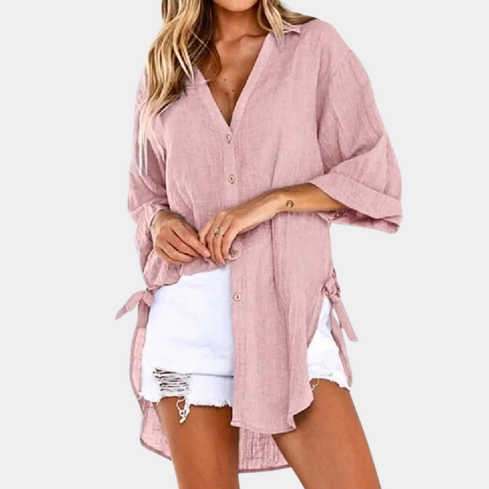 Breathable women’s blouse – casual fit, lightweight fabric, for summer outings 5
