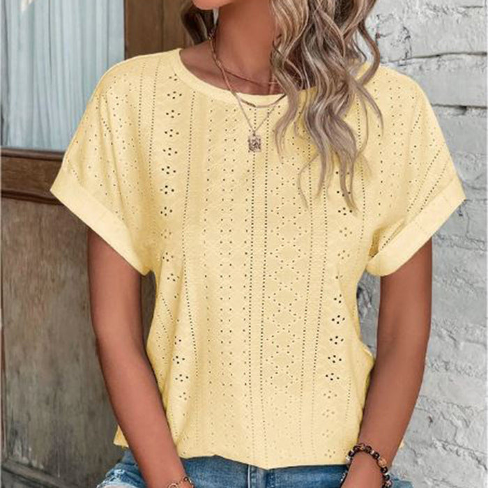 Atmungsaktives Damen Hemd – lässiger Schnitt, Polyester, für den Alltag 3