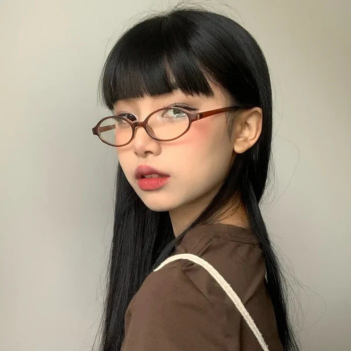 Stilvolle Damen Brille mit rechteckigem Rahmen – retro Design, anti-blaues Licht, für Büro und Alltag 4