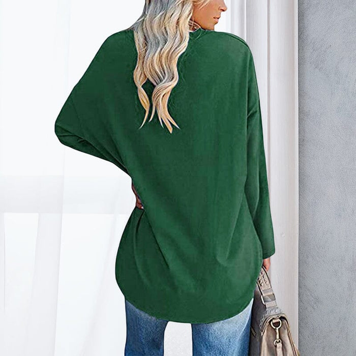 Atmungsaktives Damen T-Shirt – lockerer Schnitt, Baumwolle, für Frühling und Sommer 3