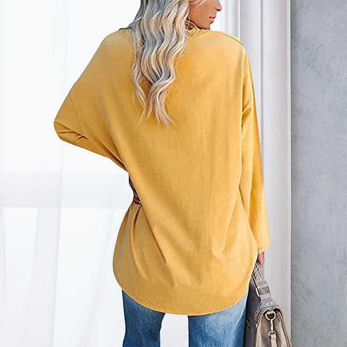 Atmungsaktives Damen T-Shirt – lockerer Schnitt, Baumwolle, für Frühling und Sommer 6