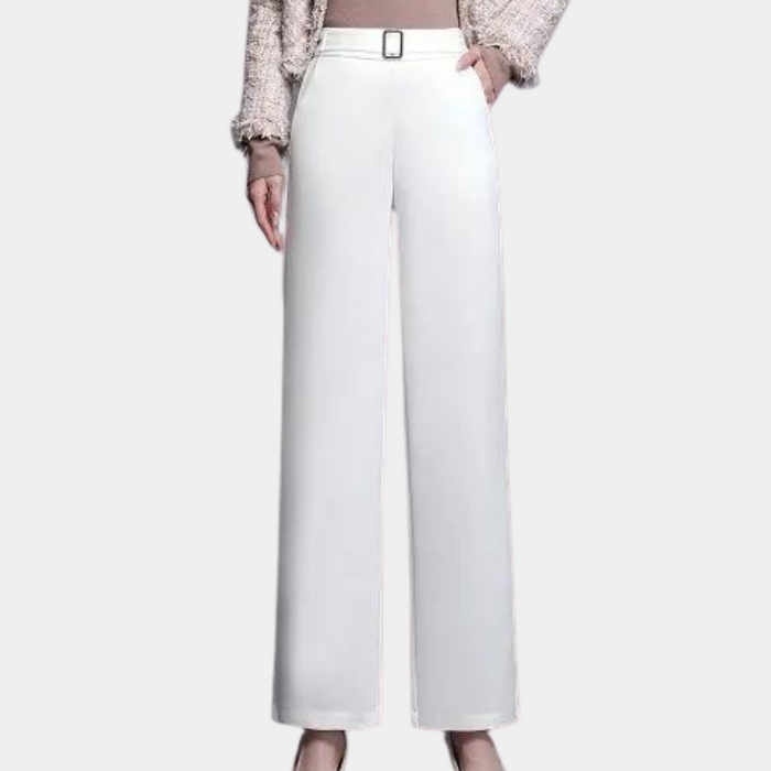 Bequeme Damenhose – weite Beine, hochwertiges Polyester, für den Sommer 0