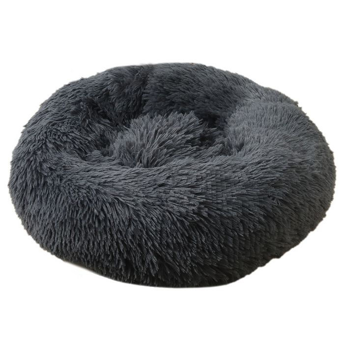 Calming Dog Bed Ultra Plush Cozy Nest With Raised Rim For Relaxing Sleep Fall 2025 Gift Idea