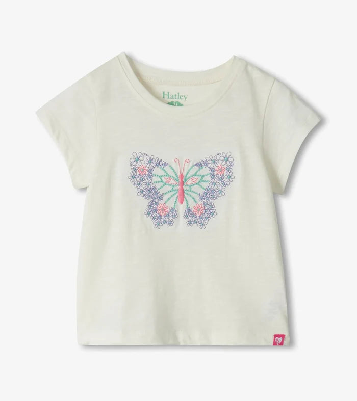 Cami Lace Butterfly Tee & Legging Set