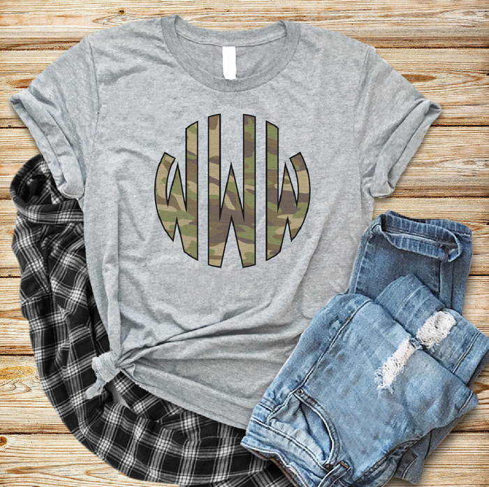 Camouflage Monogram Alphabet- BUNDLE