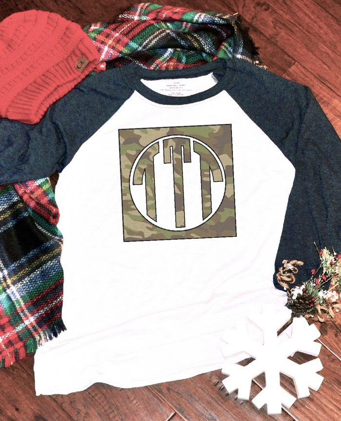 Camouflage Monogram Alphabet- BUNDLE