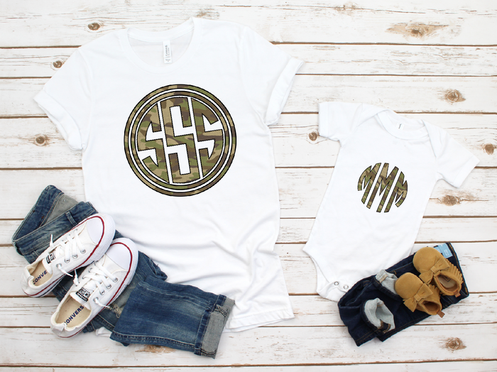Camouflage Monogram Alphabet- BUNDLE