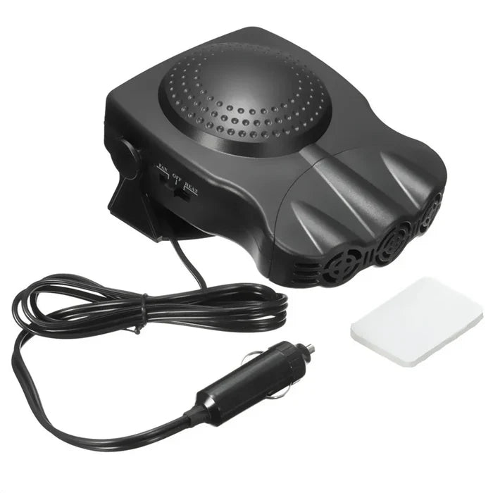 Car Heater 2 In 1 12V Portable Defroster Demister With Cigarette Lighter Winter 2025 Windshield Defog