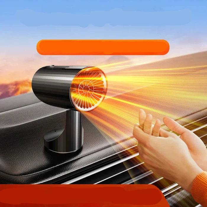 Car Heater Defogger 360 Rotatable Portable Plug In 24V 12V Quick Cabin Warmth Winter 2025