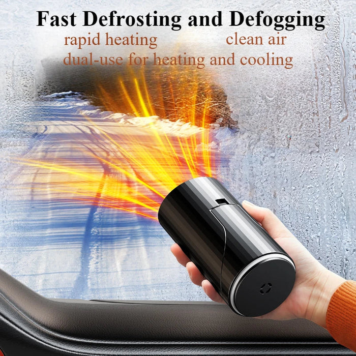 Car Heater Defogger 360 Rotatable Portable Plug In 24V 12V Quick Cabin Warmth Winter 2025