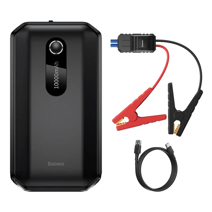 Car Jump Starter 1000A Emergency Booster Power Bank 12V Road Trip Ready For Emergencies