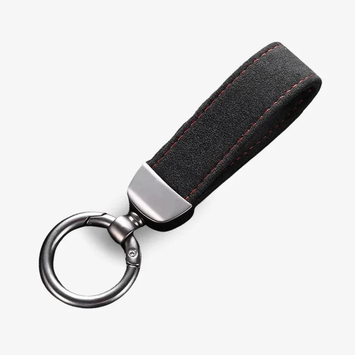 Car Key Chain Alcantara Strap Luxury Keyring Everyday Carry