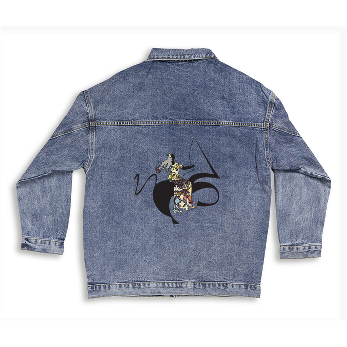 Carried Away Denim Jacket | Black Queer Art
