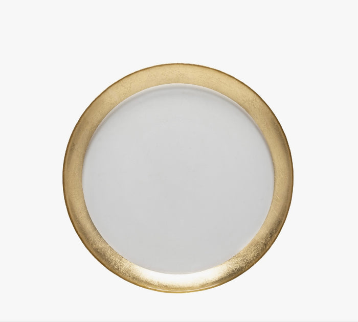 Casafina Camilla Gold Band Dinner Plate