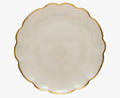 Casafina Francesca Gold Glass Rimmed Charger