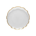 Casafina Francesca Gold Glass Rimmed Dinner Plate