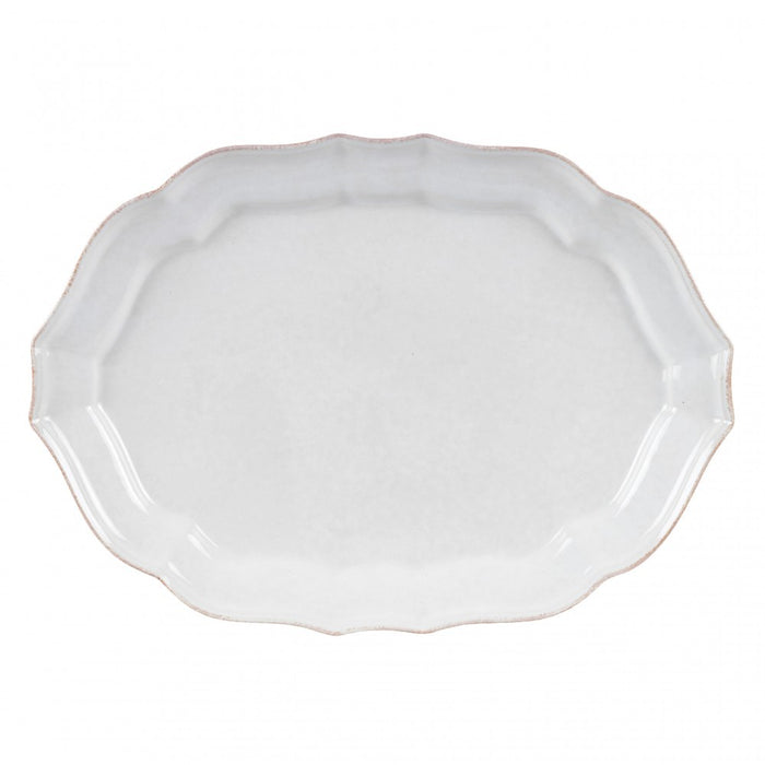 Casafina Impressions Oval Platter - White