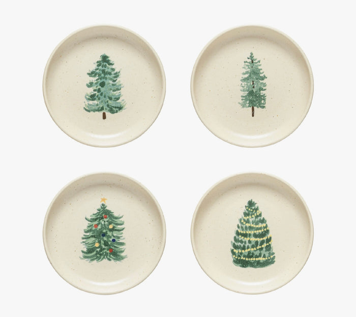 Casafina Pacifica Appetizer Plate - Christmas Tree S/4