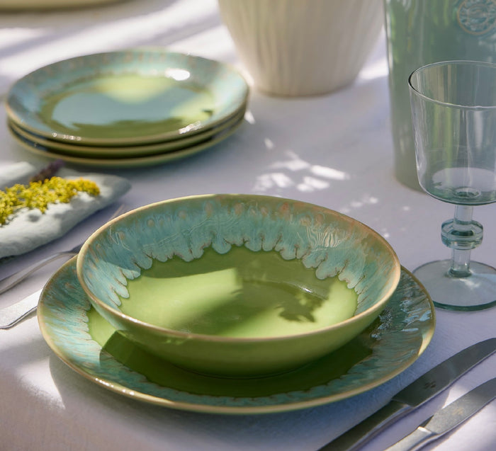 Casafina Taormina Dinner Plate - Lime Green
