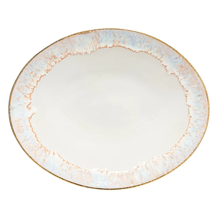 Casafina Taormina Oval Platter 16" - Gold