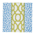 Caspari Blue/Green Knots & Spots Paper Cocktail Napkins