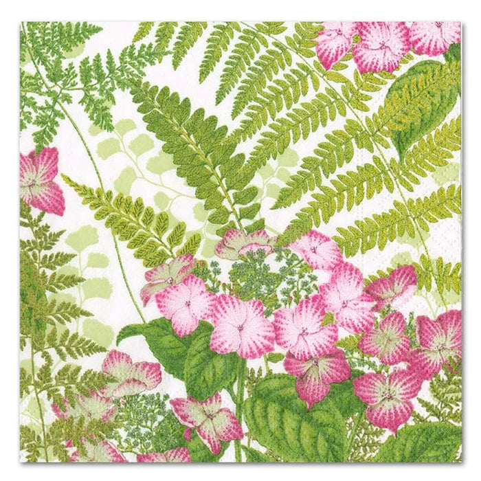 Caspari Fern Garden Paper Luncheon Napkins