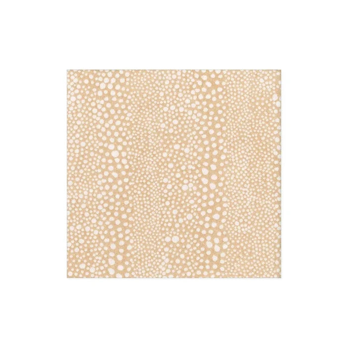 Caspari Pebble Paper Cocktail Napkins - Beige