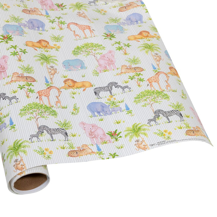 CasparI Safari Baby Wrapping Paper