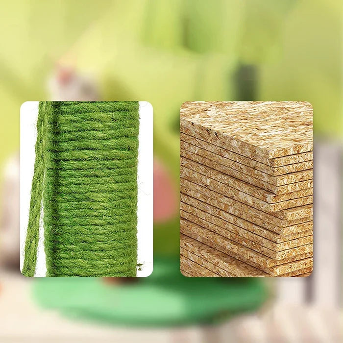 Cat Tree Cactus Style Sisal Tower Three Tier Scratching Post Cat Condo Fall 2025 Cozy Perches Gift
