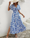 Variant image for Chic Floral Women's Summer Dress, Lightweight Casual Fit, Breathable Fabric for Warm Weather Outings-1