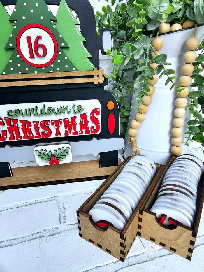 Christmas Countdown Truck Inserts