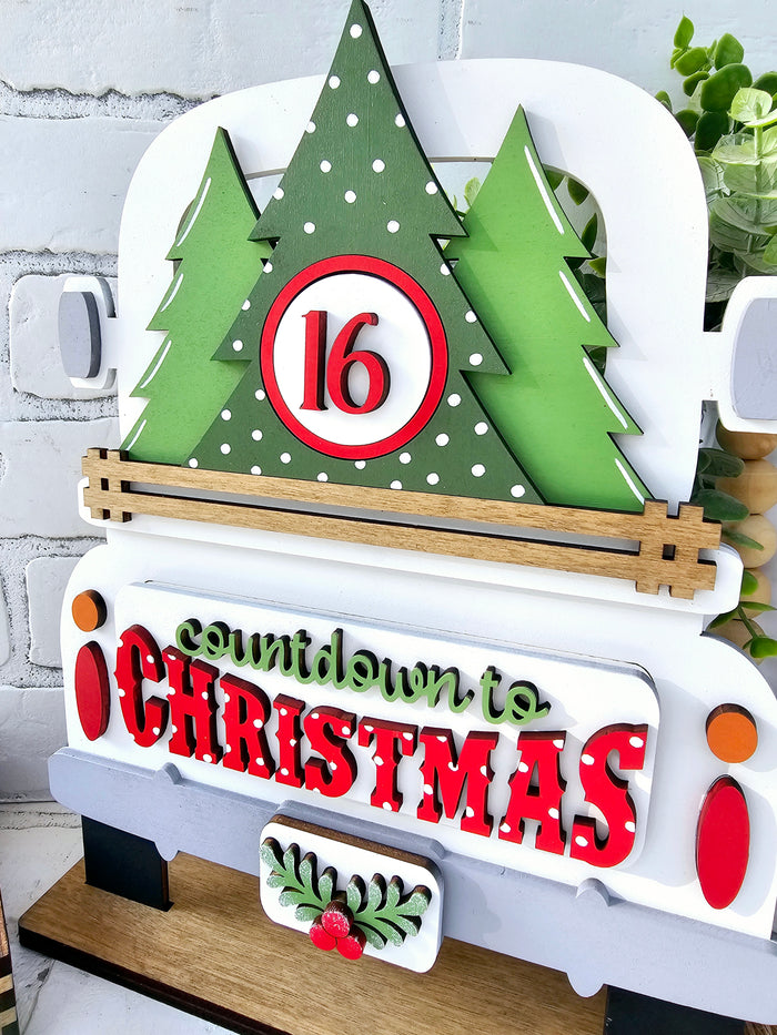 Christmas Countdown Truck Inserts