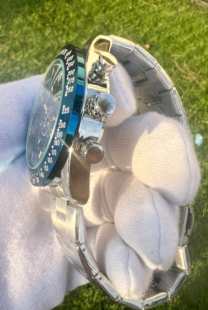 Citizen Eco-Drive, Chrono Avion Brilliant Blue  44mm Quartz Watch CA4500-08X