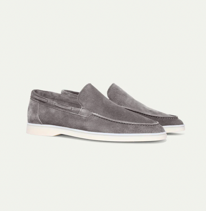 Classic Suede Moccasins for Men and Women, Comfortable Slip-On Moccasin Shoes in Standard Sizes-4