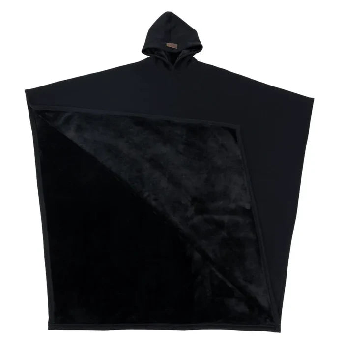 Cloak Robe Hoodie Men Casual Loose Solid Color Sweatshirt with Hat