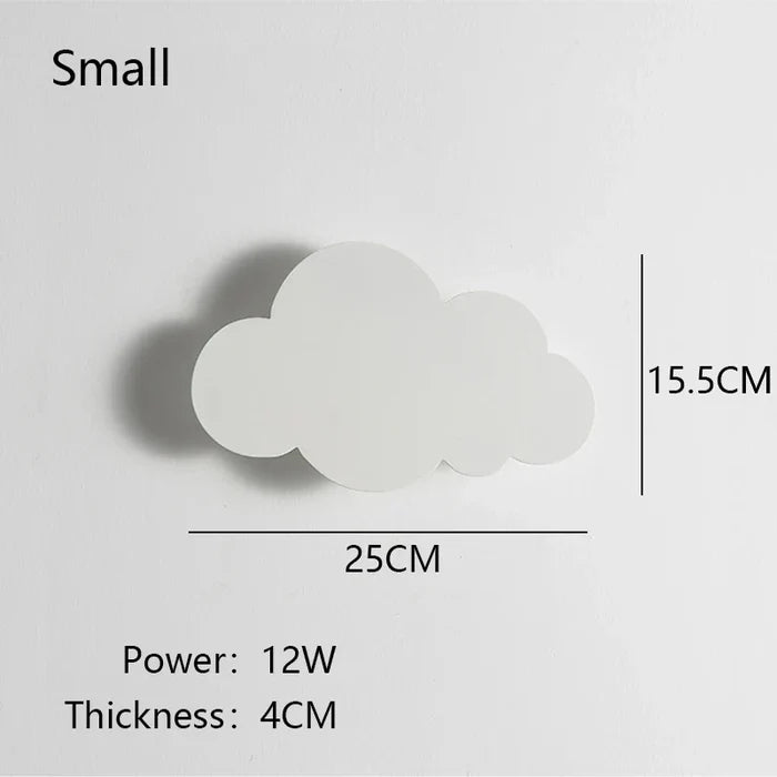 Cloud Wall Lamp Dimmable LED Nursery Light Remote Control Night Light Nursery Bedroom Decor Fall 2025 Cozy