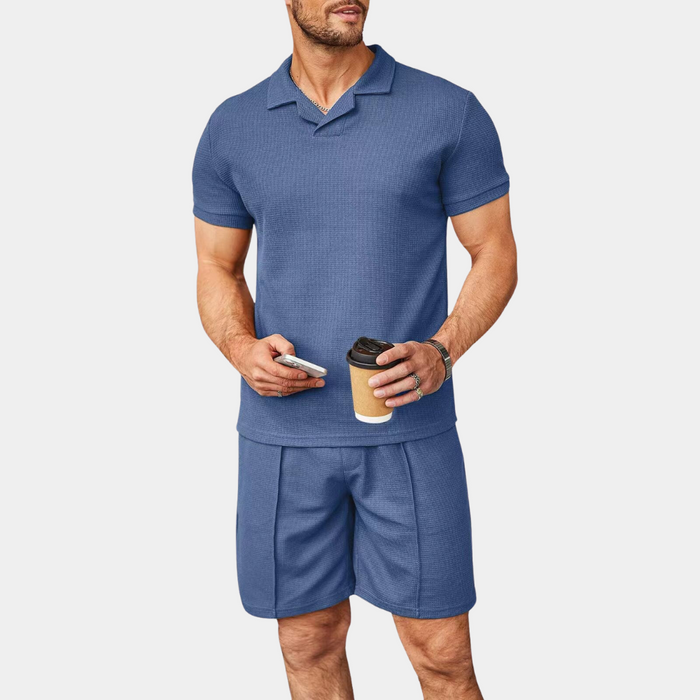 Bequemer Herren zweiteiler – lässiger Schnitt, hochwertige Materialien, ideal für Sommer und Freizeit 0