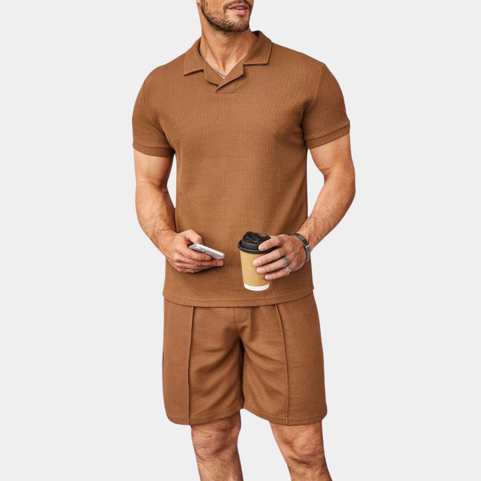 Bequemer Herren zweiteiler – lässiger Schnitt, hochwertige Materialien, ideal für Sommer und Freizeit 4