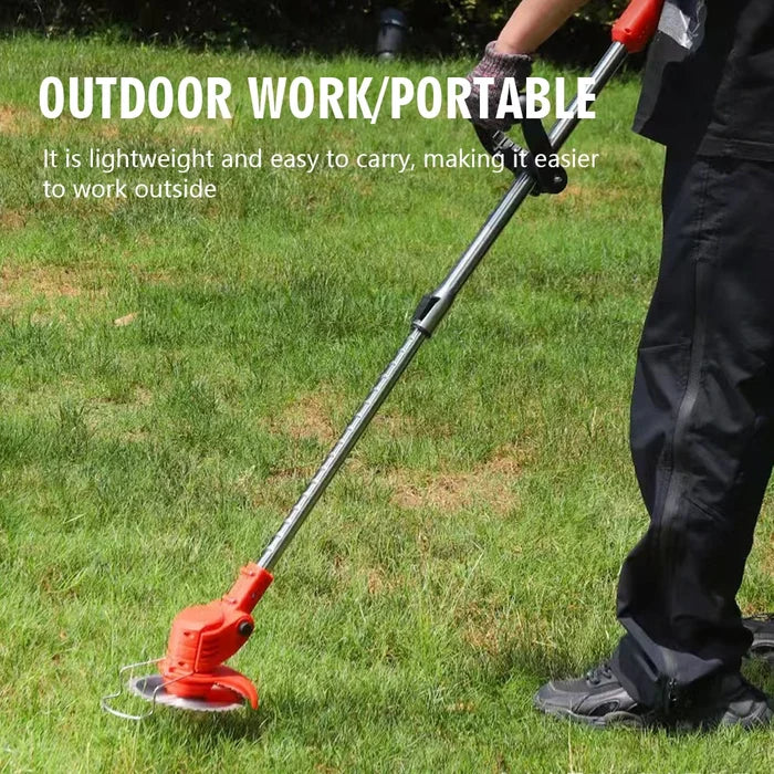 Cordless Grass Trimmer Brushless Motor Handheld Telescopic Garden Tool Spring 2025 Lightweight Edging
