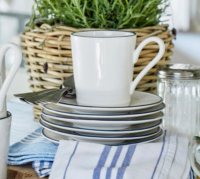 Costa Nova Beja Mug - White/Blue