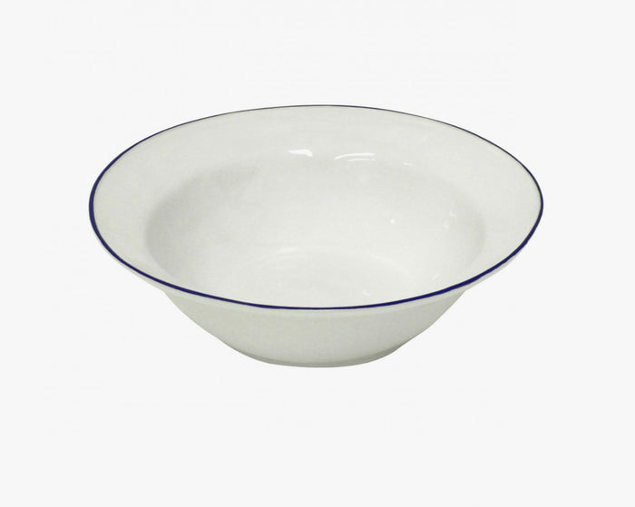Costa Nova Beja Serving Bowl - White/Blue