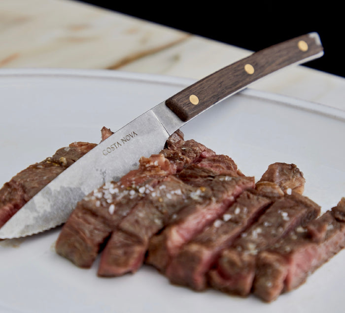 Costa Nova Rosewood Steak Knives S/4 - Brushed