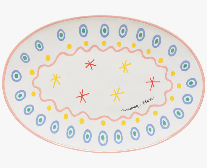 Costa Nova Summer Bliss Oval Platter