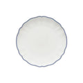 Costa Nova Vila Dinner Plate - White/Blue Edge