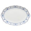 Costa Nova Vila Large Oval Plate/Platter - White/Blue