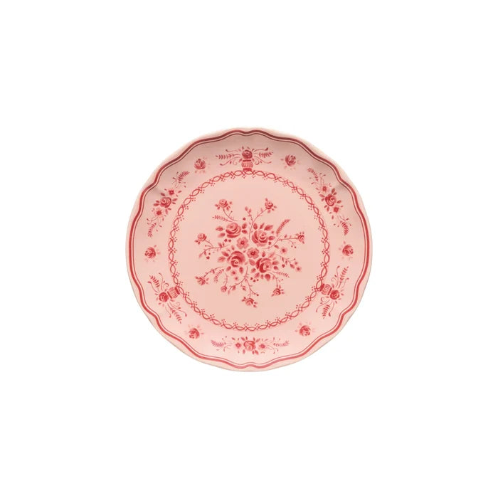 Costa Nova Vila Salad Plate - Pink/Red