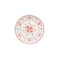 Costa Nova Vila Salad Plate - White/Red