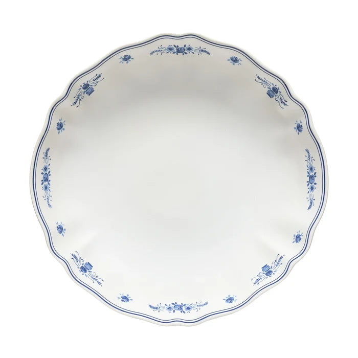 Costa Nova Vila Serving Bowl - White/Blue