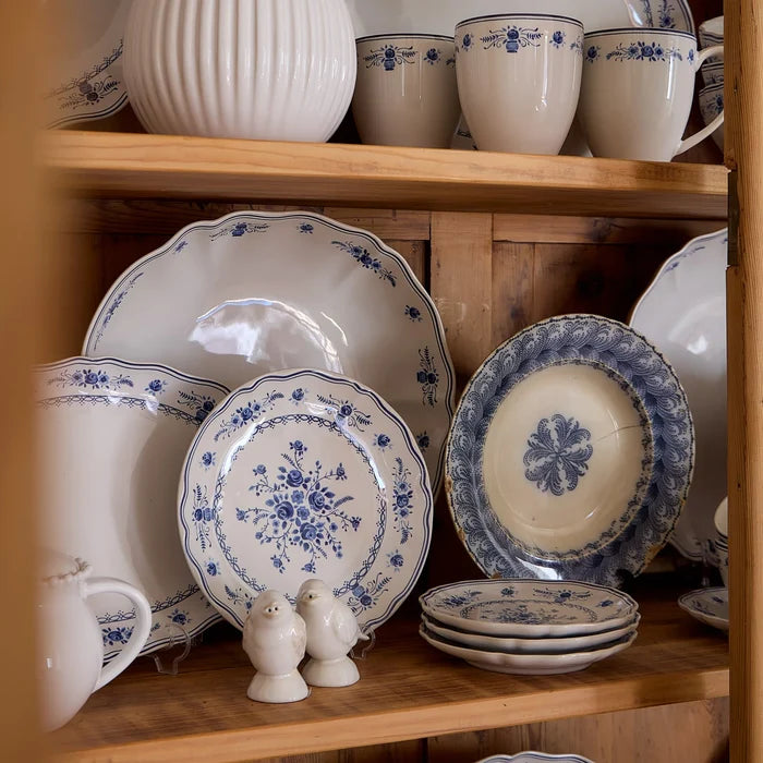 Costa Nova Vila Serving Bowl - White/Blue